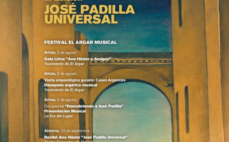  Pintura y música para el cartel de la III edición del Festival ‘El Argar Musical’