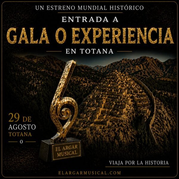Gala o Experiencia 2026 en Totana
